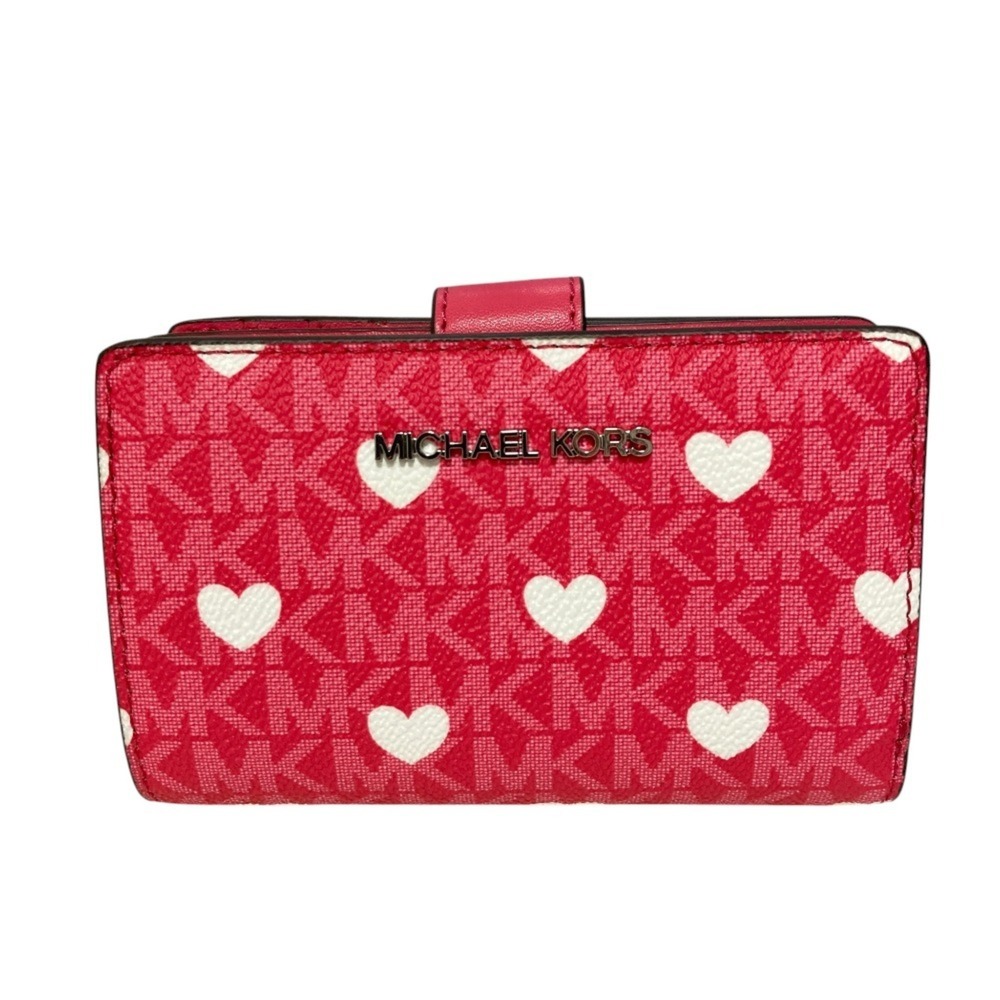 MICHAEL KORS Jet Set Travel Medium Billfold Wallet, Pink, Women's